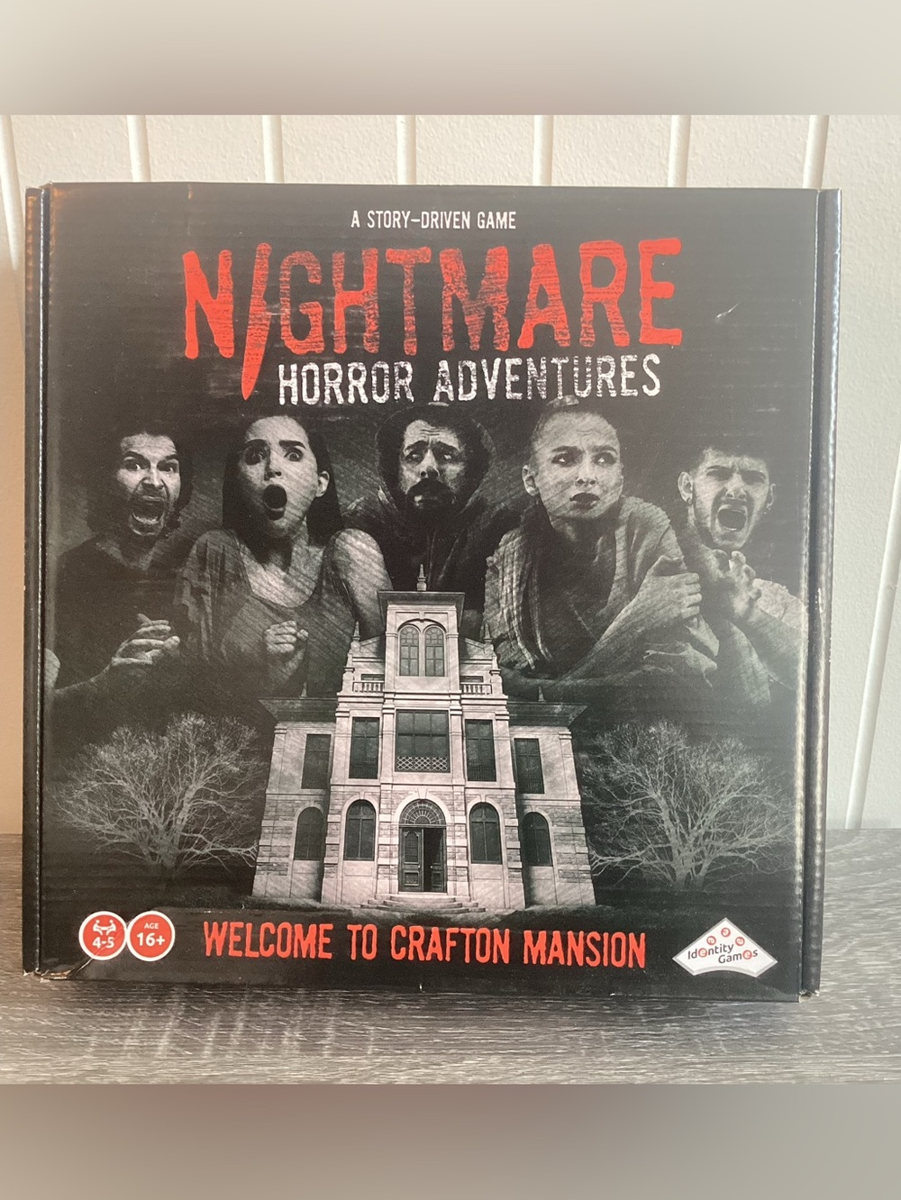 Nightmare Horror Adventures | Murder Mystery Board Game for Adults and Teens